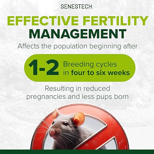 Evolve Rat Birth Control Soft Bait Sausages – 1.5 lbs | Scientifically Proven Rat Population Control | Not a Poison, Long-Term Population Management