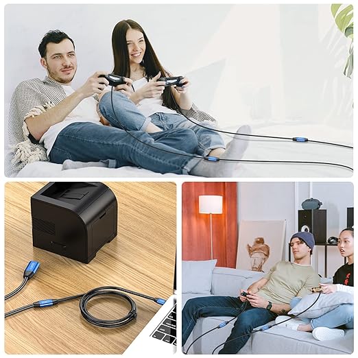 GGMTY USB 2.0 Type A Male to A Female Active Repeater Extension Cable 100 ft, High Speed 480 Mbps