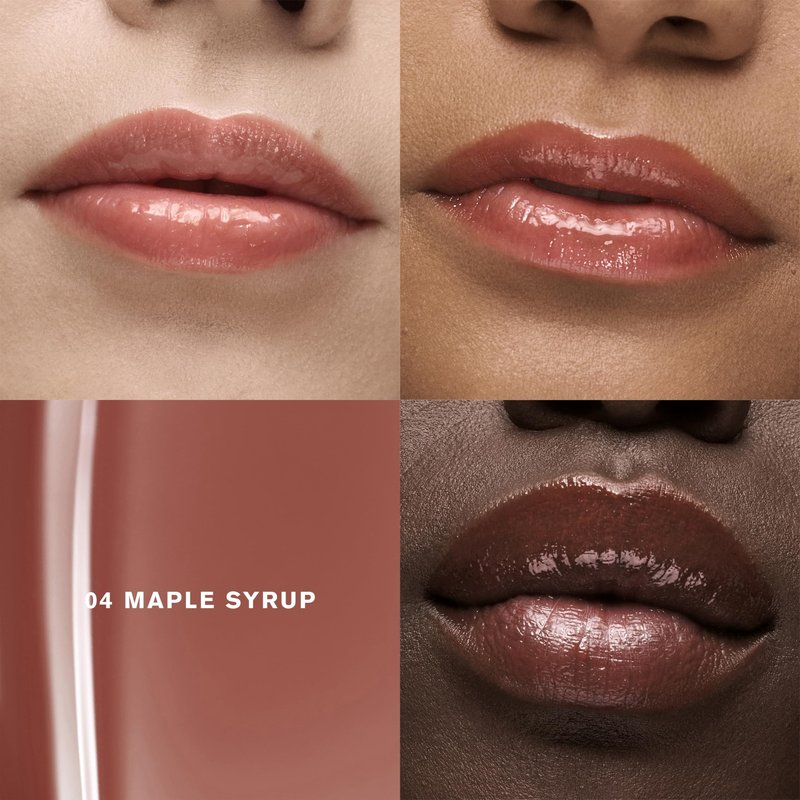 Estée Lauder Glossy Pout Lip Oil | Plumping & Moisturizing with a Sheer Tint | Includes Hyaluronic Acid + Vitamin E, 04 Maple Syrup