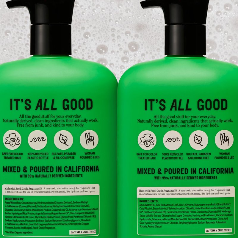 California Naturals Super Moisture Summer Fig Shampoo and Conditioner Set for Damaged Dry Hair Care Bundle for Women & Men, Natural, Vegan, Cruelty, Silicone, Paraben & Sulfate Free, Color Safe, 20 oz