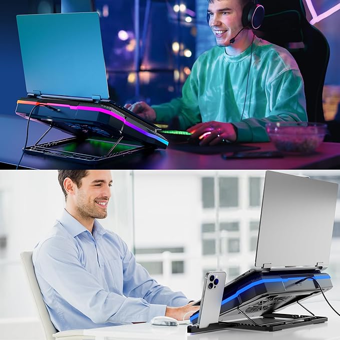 Laptop Cooling Pad Powerful Turbo Fan