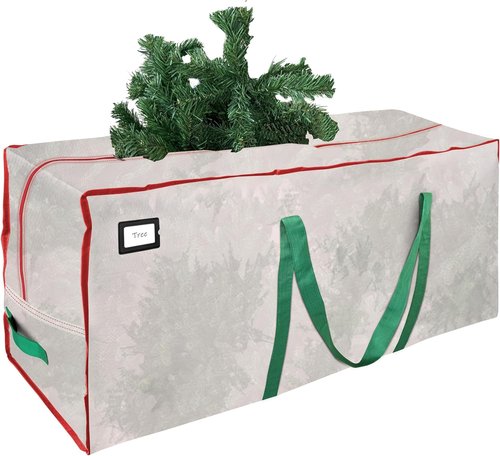 Cosy Family Christmas Tree Storage Bag - Durable Extra Large 7.5 ft Heavy Duty Xmas Bag with Reinforced Handles & Dual Zippers
