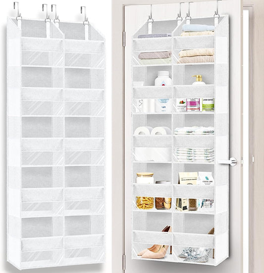 Over The Door Organizer - Skiennix 5-Tier Extra Large Storage Solution | 10 Compartments for Toys, Shoes & More
