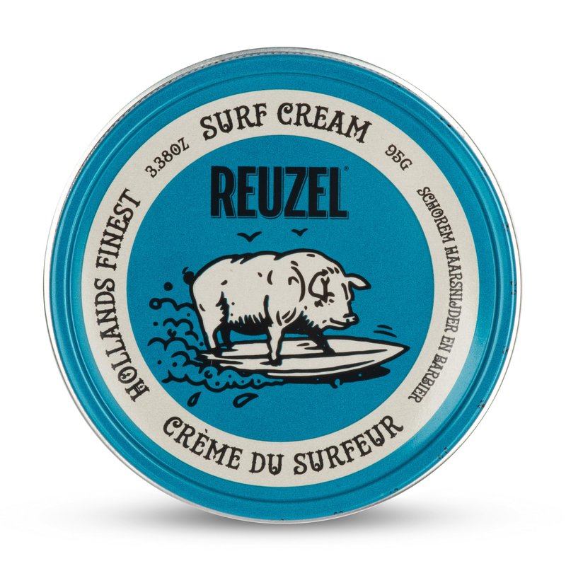 REUZEL Surf Texture and Definition Cream, Light All Day Hold, Water Soluble Styling, Matte Finish & Flake Free, For All Hairstyles, 3.38 oz