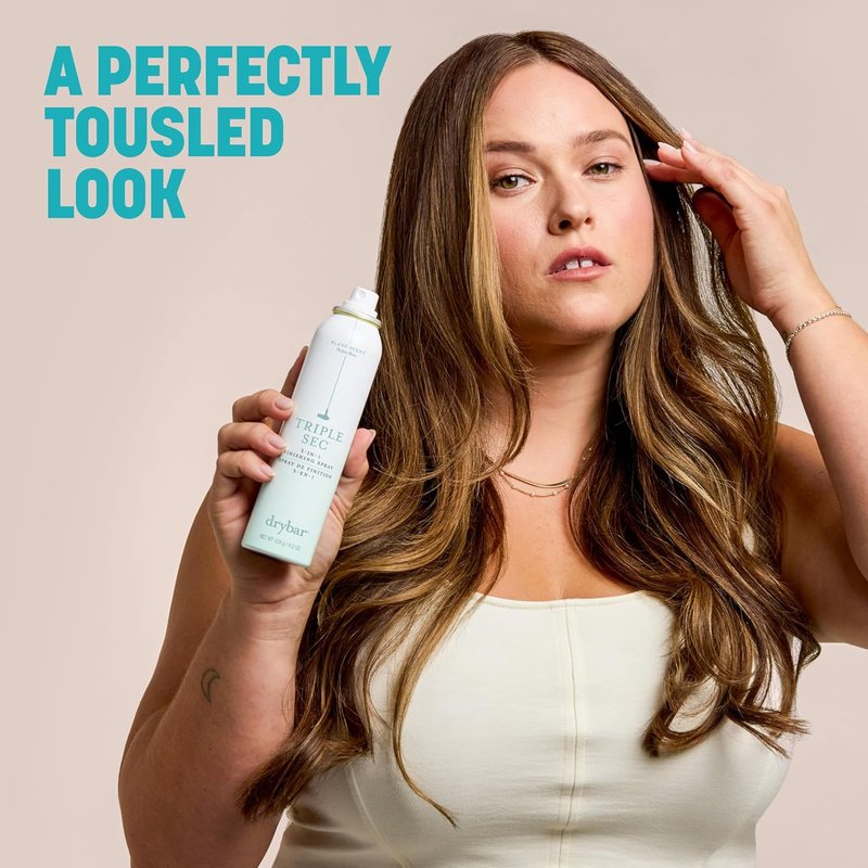 Drybar Triple Sec 3-in-1 Finishing Spray - Adds Texture & Volume | Refreshes All Hair Types