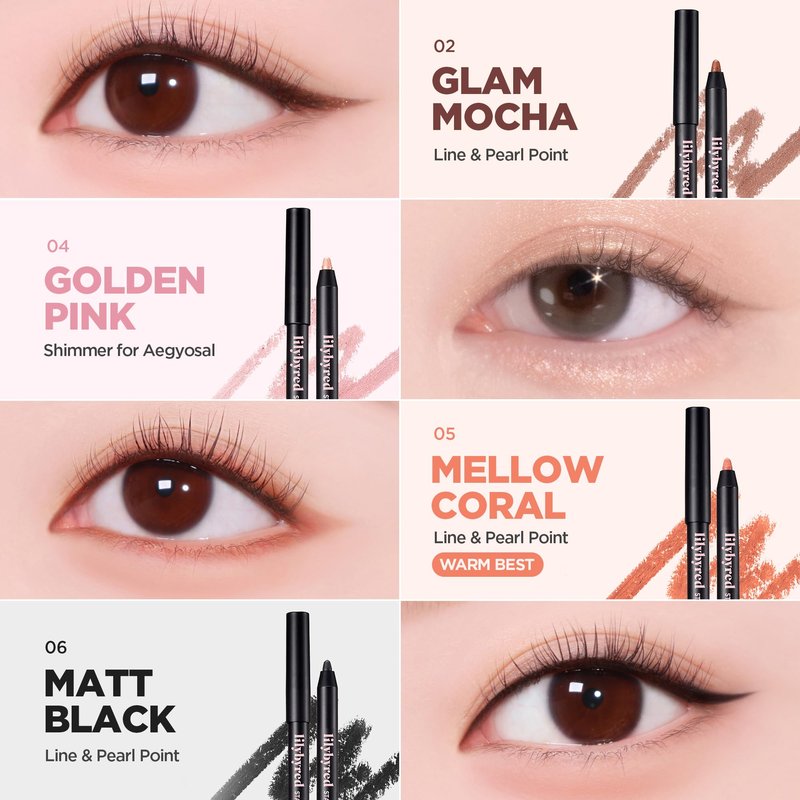 lilybyred Starry Eyes Am9 to Pm9 Gel Eyeliner | Korean Gel Eyeliner, Intense Color Payoff, Creamy Formula, Easy Blending, Built-in Sharpener, Smudge-Proof, Long-Lasting, 0.017 oz. (19 Misty Fig)