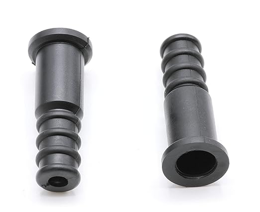 THE CIMPLE CO Coaxial Cable Weather Boot for RG6 Connectors, RG59 Ends - Coaxial Boots with Weathertight Seal - Black, 4 Pack