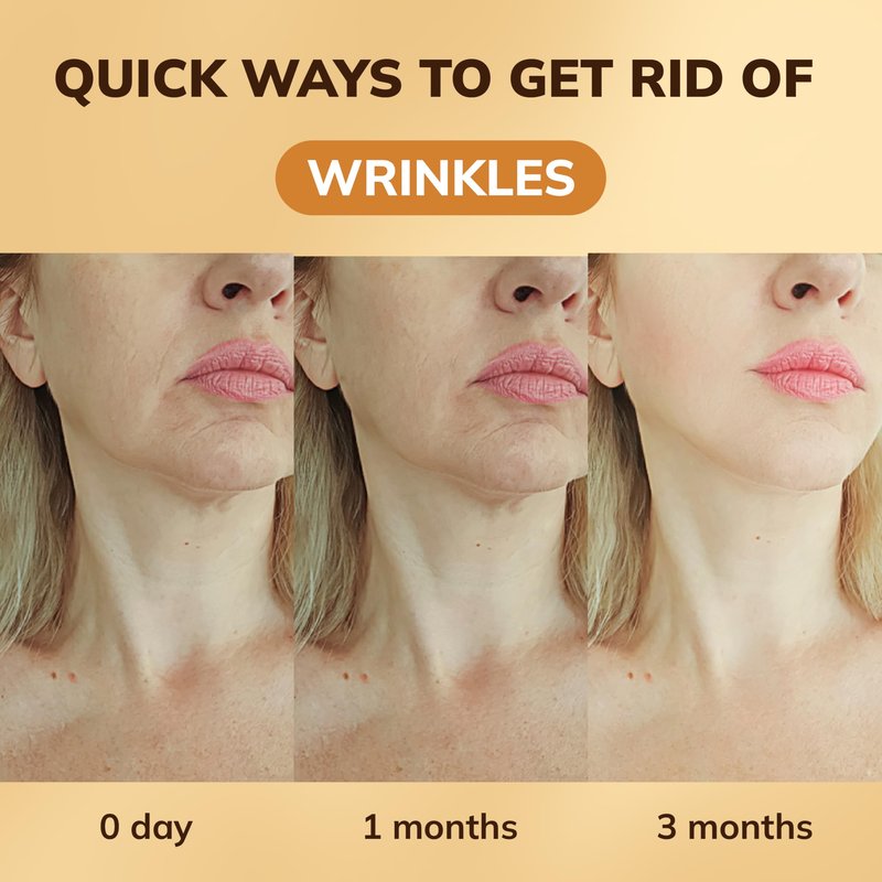 ABERA Gold Anti-Wrinkle Ampoule, Anti-Aging Serum For All Skin Type with Peach Extract and Hyaluronic Acid, Skin Firming & Firming Serum, Hydrating Serum (1 Ampoule)