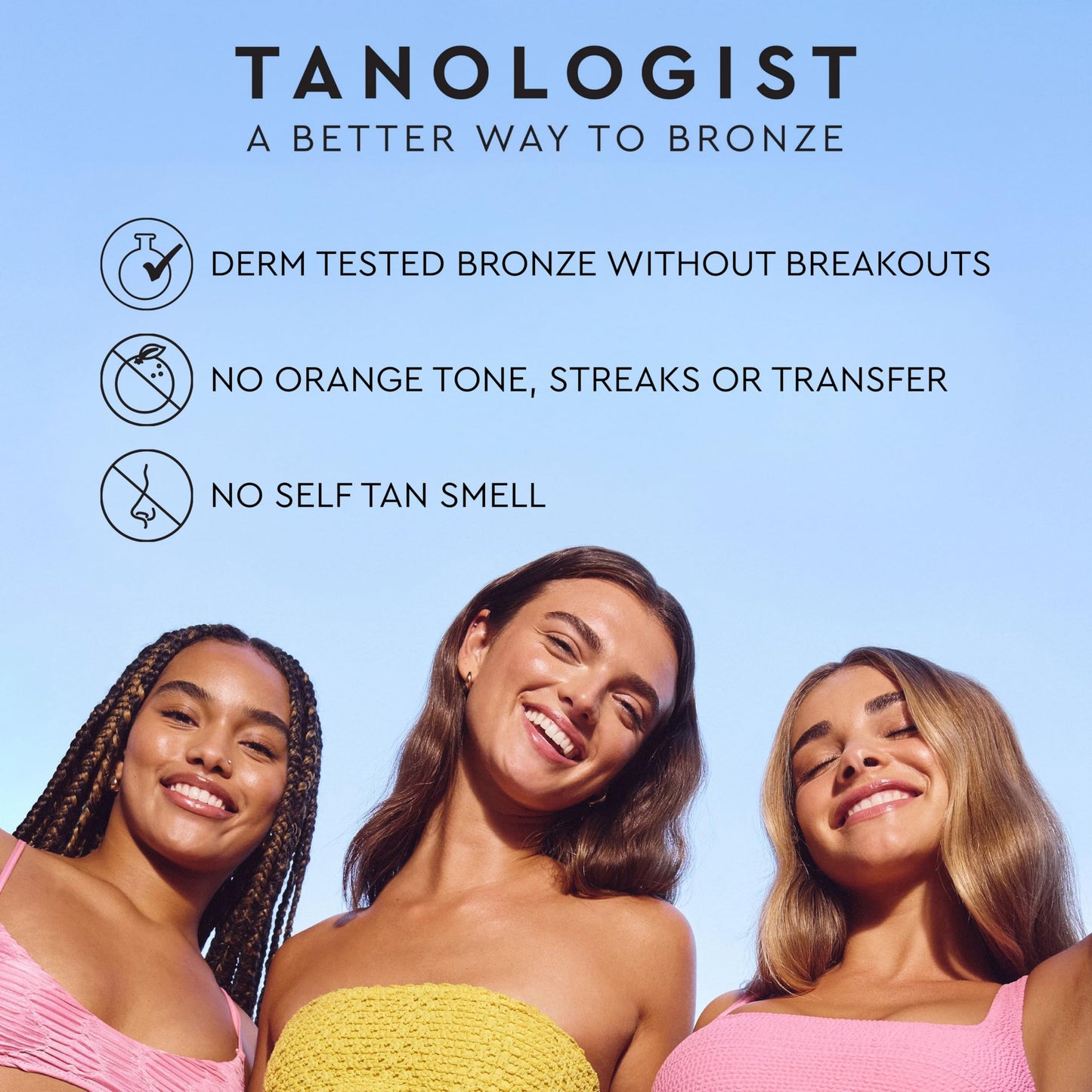 Tanologist Dark Self Tan Mousse, Tinted Self-Tanning Mousse, Streak-Free, Natural Glow, No Fake Tan Smell Or Orange Tone, Long Lasting, Clean Ingredients, Vegan, 6.76 fl. oz/200 ml Bottle