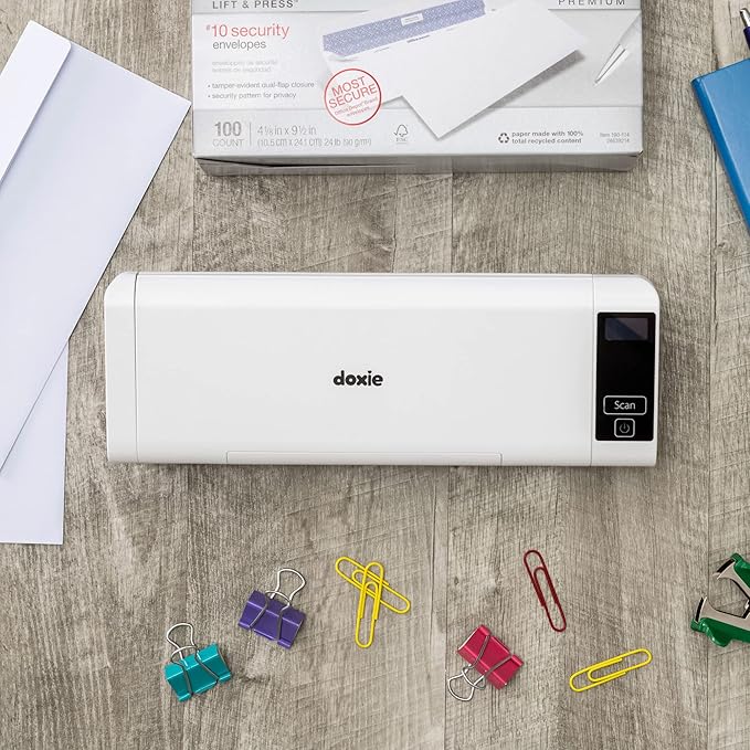 Doxie Pro - Duplex Document Scanner and Receipt Scanner for Home and Office with Amazing Software for Mac and PC
