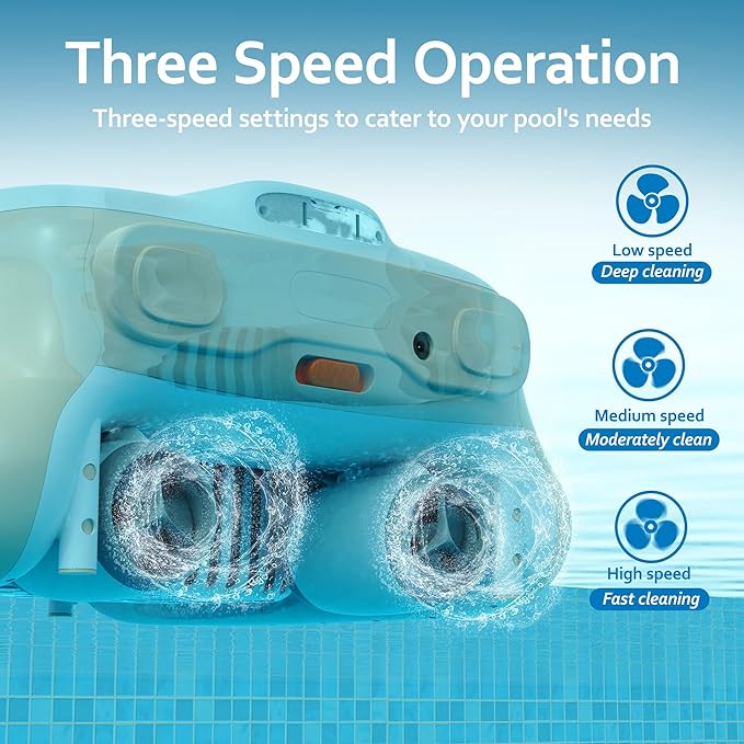Pool Filter Surface Cleaner Robot with Remote Control, Smart Pool Skimmer Basket, Automatic Pool Vacuum Cleaner with Brushless Motors