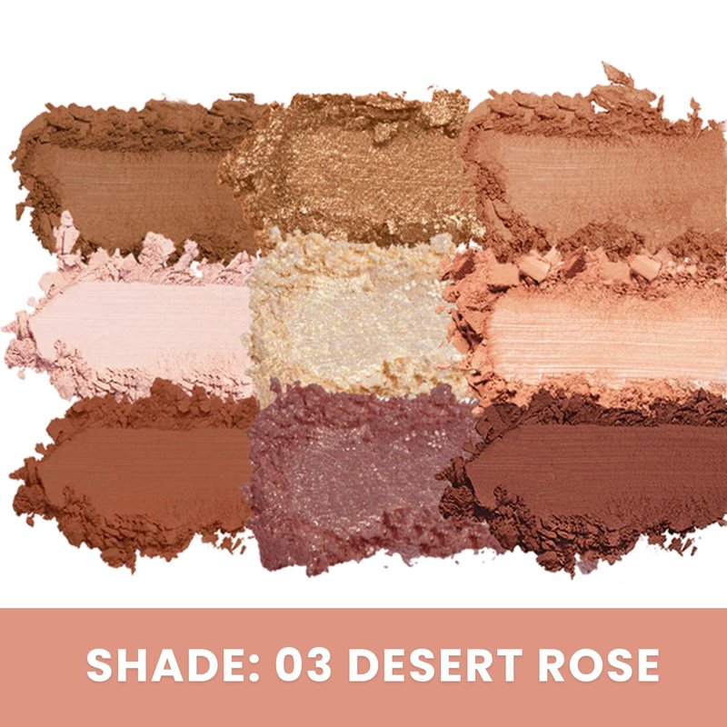 Jason Wu Flora 9 Eye Shadow Pallete - 9 Pigmented, Buildable, Blendable Color Pallete - 0.19 Oz - 01 Matte Agave