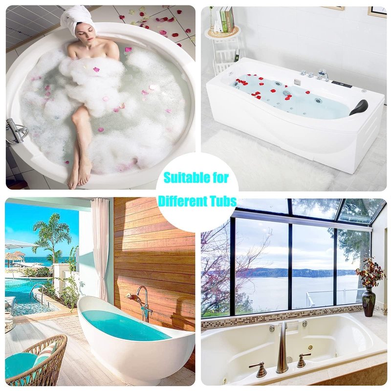 Disposable Bathtub Cover 24 Pcs, Large Plastic Bathtub Liner Bag for Travel and Household, Bath Film Bag for Bath Tub (102x47 inch)