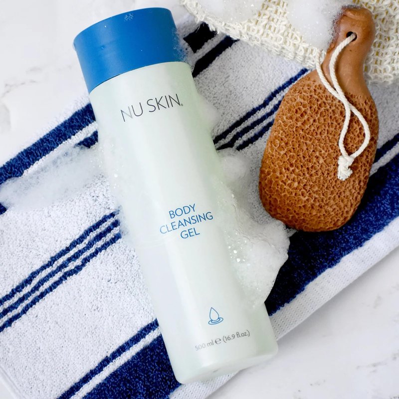 Nu Skin Body Cleansing Gel | Gentle Hydrating Wash for All Skin Types | Moisturizes, Cleanses, and Refreshes Skin | Luxurious 16.9 fl oz Bottle for Daily Use