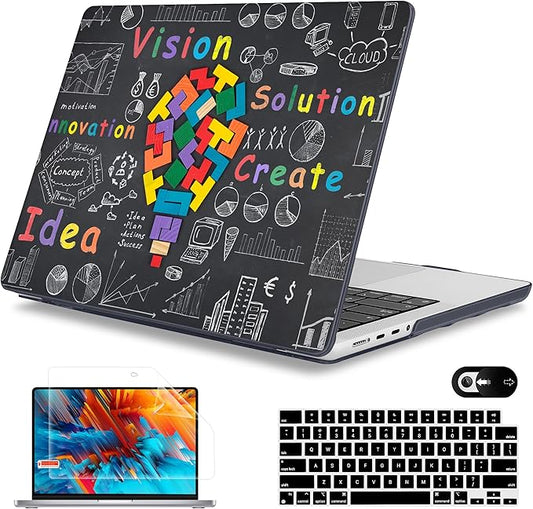 Mektron Case for 2026 M5 MacBook Pro 16 inch A3429 A3428 M4 A3403 A3186 M3 A2991 M2 A2780 M1 A2485 (2021-2025) Pro/Max with Liquid Retina XDR, Hard Shell Plastic Laptop Cover, Black