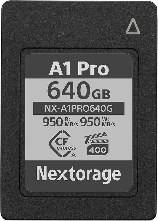 Nextorage Japan CFexpress Type A Card NX-A1PRO 640GB VPG 400 Ultra Fast Read 950MB/s Write 950MB/s