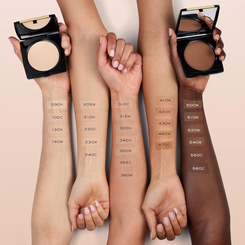 Lancôme Dual Finish Powder Foundation - Sheer-to-Full Coverage, Natural Finish | Longwear Shine Control