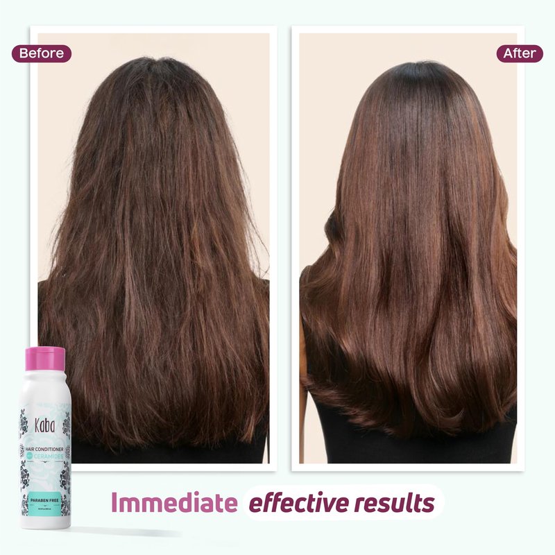 D'Luchi Kaba Ceramide Hair Conditioner For Women | Conditioner For Dry Hair, Damaged and Dehydrated | Repairs Split Ends | Frizz Control | 17oz