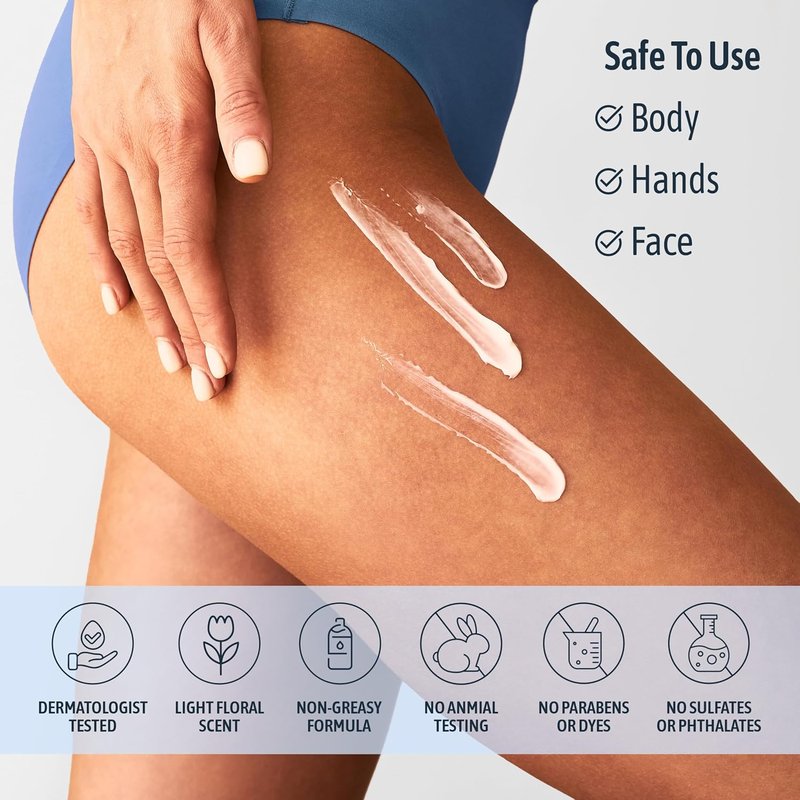 Nature Well Clinical Retinol & Collagen Peptide Moisturizing Cream Bundle - 16oz & 10oz | Rejuvenate, Hydrate, Smooth Skin
