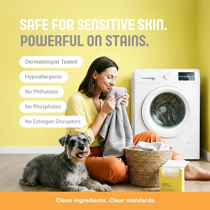 Proofed! Laundry Detergent Sheets, 96 Count, Sport Scent, The Only 100% Plastic-Free Sheet, No PVA or PVOH, Hypoallergenic, Bio-Based Ingredients, Made in USA, 3 Boxes