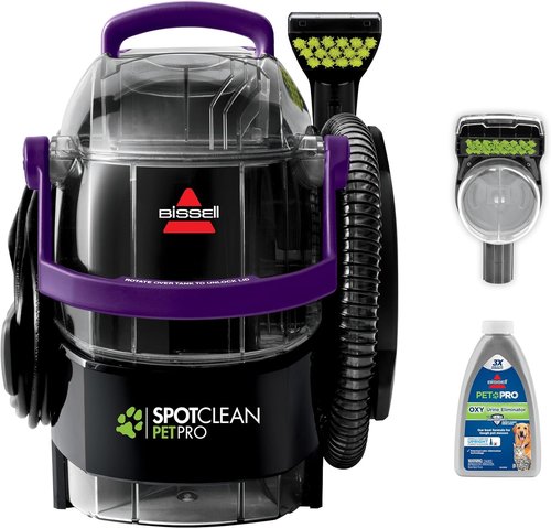 Bissell SpotClean Pet Pro - Portable Carpet Cleaner for Deep Stains | Compact & Efficient 2458