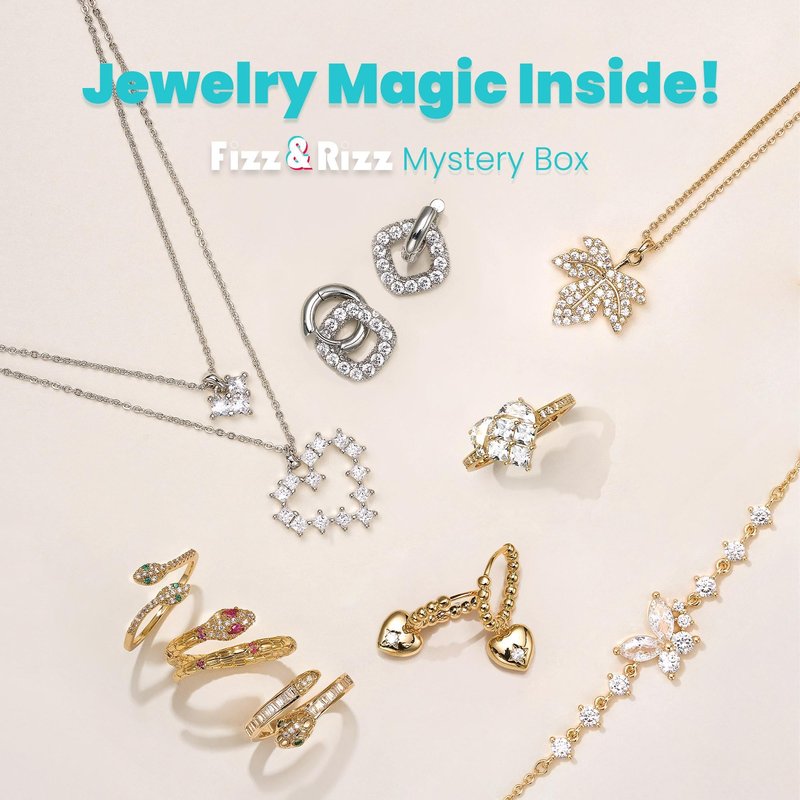 Fizz & Rizz Jewelry Mystery Bath Bomb:Surprise Rings,Necklaces, Earrings,Bracelets and Chance to Reveal High-Value Jewelry 1 Piece Bath Bomb Perfect Gifts for Various Occasions