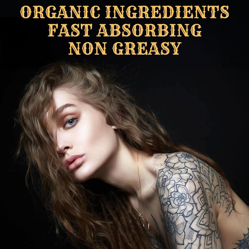 Tattoo Aftercare Lotion - Aloe Vera & Shea Butter Moisturizer for Vibrant Tattoos | 236ml