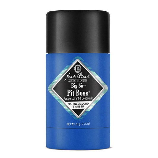 Jack Black Pit Boss Big Sir Antiperspirant & Deodorant Men - 2.75 oz - Marine Accord & Amber - Mens Deodorant for Sensitive Skin