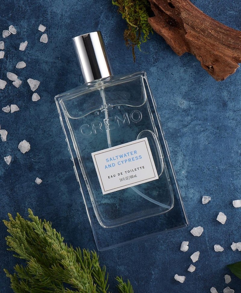 Cremo Saltwater Cypress Cologne Spray - Lively Sea Spray & Green Mango Blend | 3.4 Fl Oz