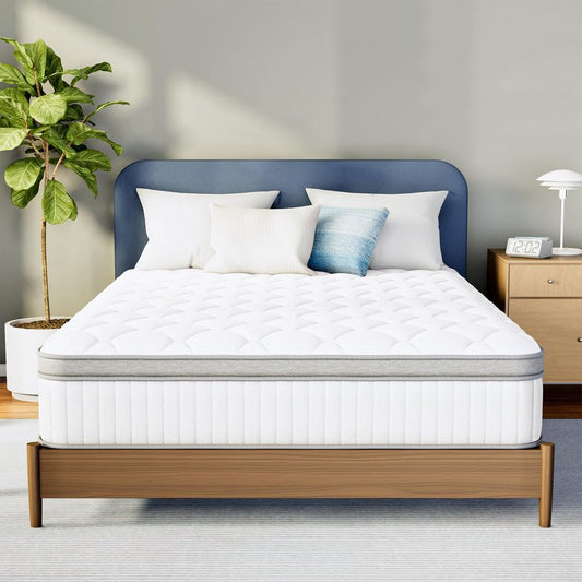 Neo Sleep Full Size Mattress, 12 Inch Hybrid Comfort & Supportive Mattress in a Box, Cooling Gel Memory Foam and Pocket Springs with Pressure Relief, CertiPUR-US Certified, Medium Firm