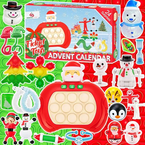 Advent Calendar 2025 | 24 Days of Fidget Toy Surprises - Sensory Gifts for Kids Ages 4-12