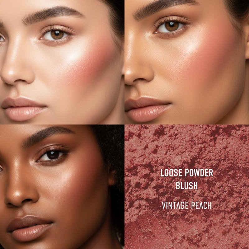 bareMinerals Loose Mineral Powder Blush, Vintage Peach, Vegan, Cruelty-Free & Dermatologist-Tested