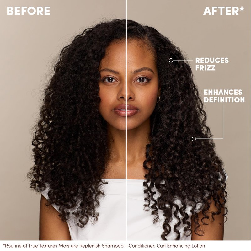 Mizani True Textures Curl Enhancing Leave In Conditioner - Moisturizing Curl Cream, Smooths and Adds Hair Shine, With Coconut Oil, For Natural & Curly Hair