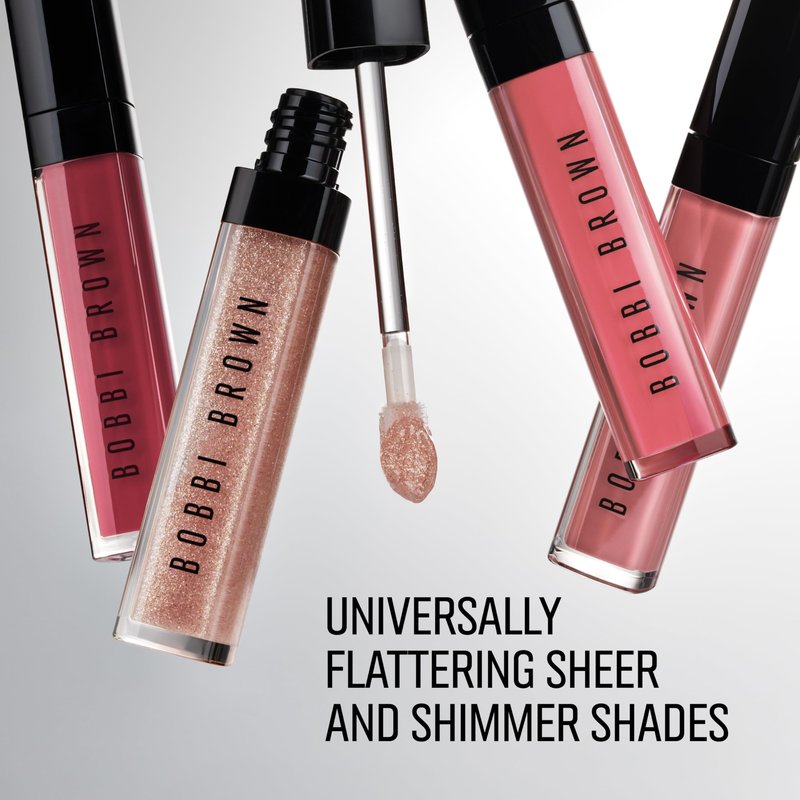Bobbi Brown Crushed Oil-Infused Gloss | Hydrating Tinted Lip Gloss | Non-Sticky, High-Impact Shine with Coffee Seed and Botanical Oils, Love Letter, 0.20 Fl Oz