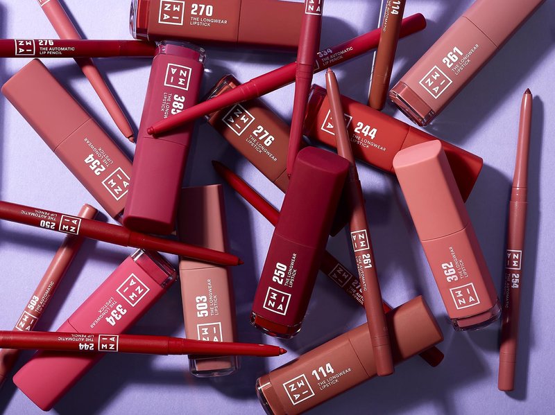 3Ina The Longwear Lipstick - 444 Lilac for Women - 0.20 oz Lipstick
