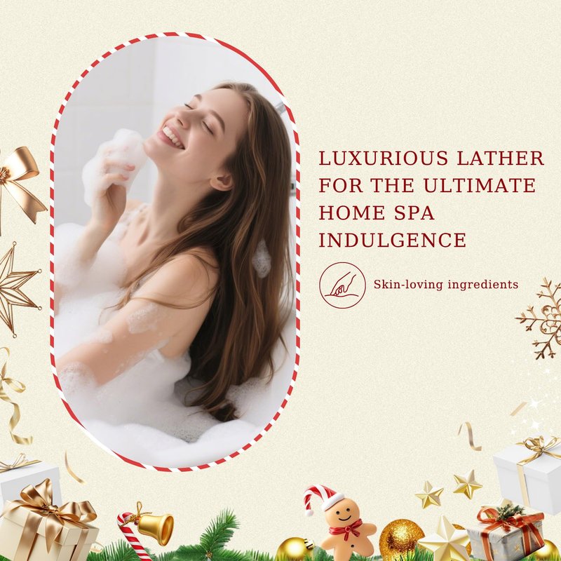 BODY & EARTH # LOVE Advent Calendar 2025 Womens Christams Gifts, Advent Beauty Calendar for Teen Girls 24 Days Countdown Calendar Hand Cream Gifts Spa Bath Sets with Body Lotion, Santa Keychain, Red