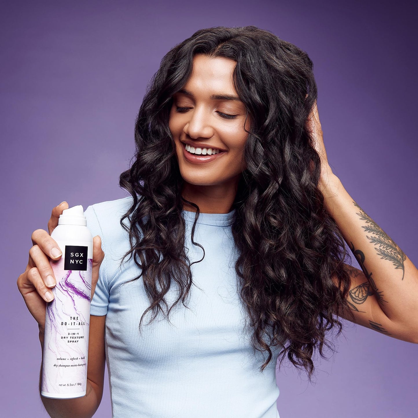 SGX NYC The Do It All 3-in-1 Dry Texture Spray - Versatile Dry Shampoo and Hairspray for Refreshed Hair - Dry Texture Spray for Hair Volume - 2 pc