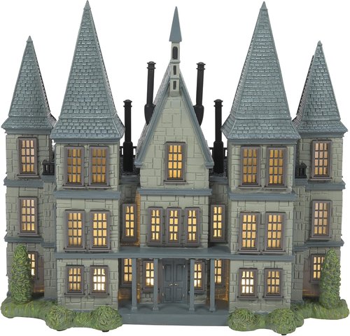 Department 56 Harry Potter Village Malfoy Manor - Lit Building, 8 Inch, Multicolor Decor
