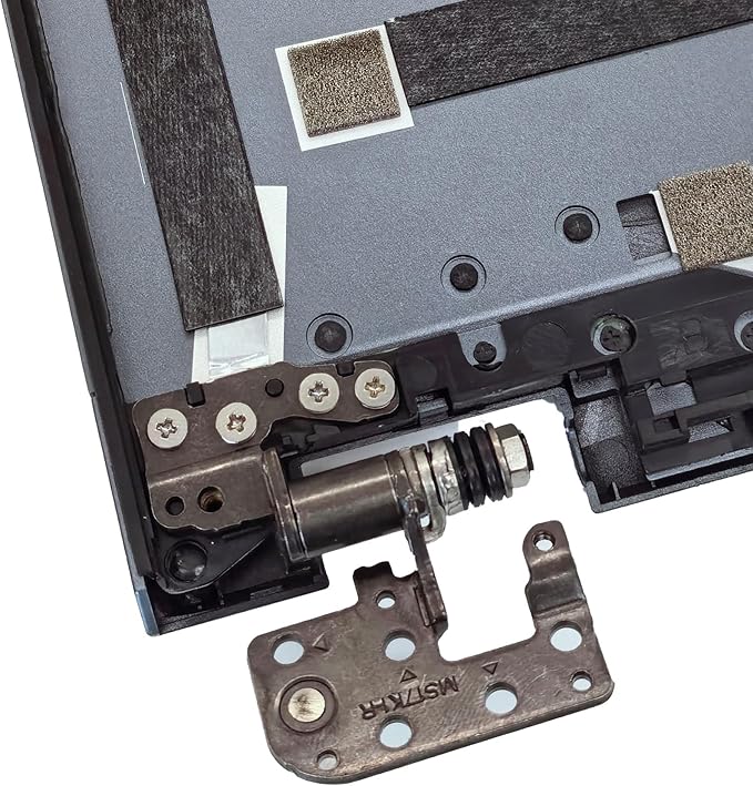WWGTMC Replacement LCD Back Cover Rear Case Top Lid Hinges with Front Bezel for MSI GE76 GP76 Raider 11UG 11UH 11UE 12UG 12UE 9S7-17K314 MS-17K3 Series Laptop 3077K1A412 3077K1A412Y