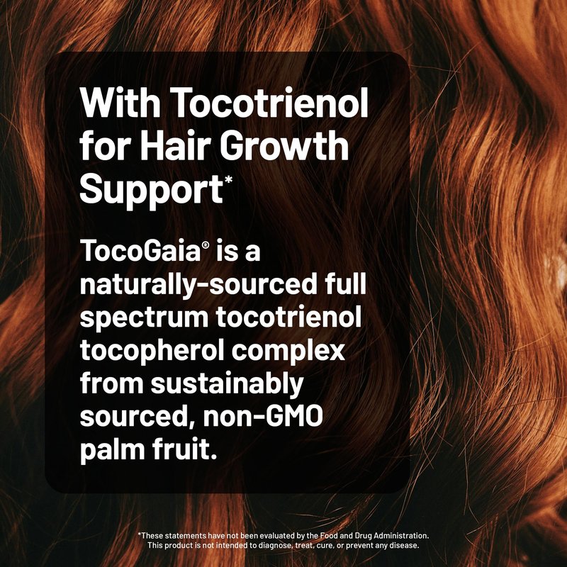 NatureWise Liquid Multivitamin Hair Growth for Women & Men + Tocogaia® for Hair Growth & Skin Elasticity Support + Biotin, Vitamin D, E, B - Sugar Free Multivitamin, Vegan - 15 fl oz[15 Servings]
