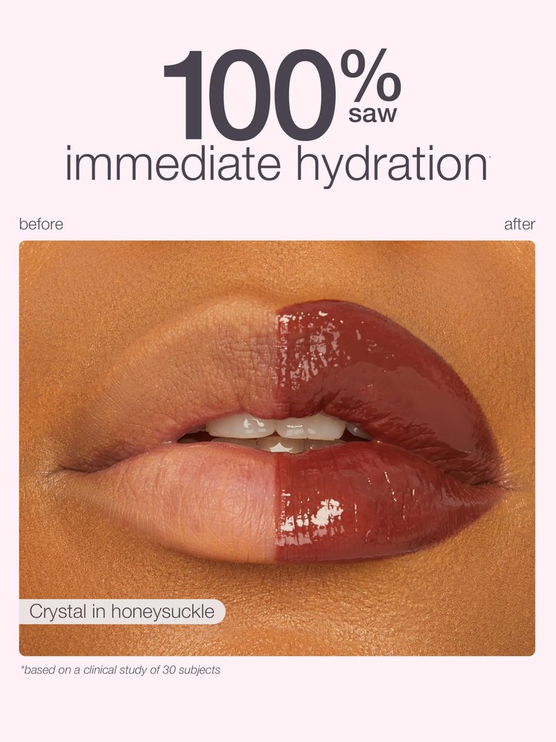tarte maracuja juicy lip plump – Hydrating & Volumizing Lip Plumper Gloss Balm with Nourishing Hyaluronic Acid, Plumps & Moisturizes, Vegan & Cruelty-Free, full size, honeysuckle
