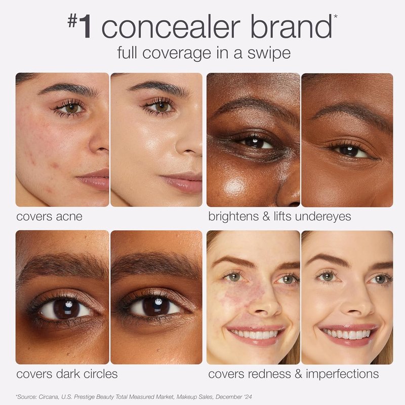 Tarte Shape Tape Concealer - Full-Coverage, Creaseless Soft Matte Finish | Brightening Under-Eye Makeup, 16hr Longwear, Vegan