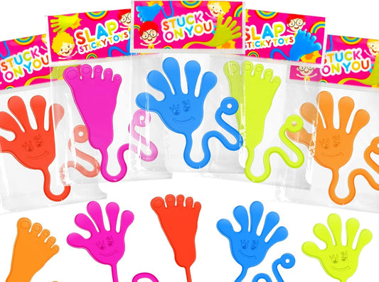 Skiennix Large Sticky Hands - Fun Party Favors for Kids | 100 PCS Birthday Goodie Bag Fillers