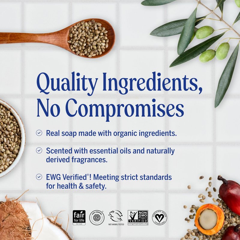 Dr. Bronner's Magic Soap-Pure-Castile Liquid Soap (2 Ounce, Variety Gift Pack)- Regenerative Organic Certified Oils, 18-in-1 Uses: Body, Hair, Laundry, Pets & Dishes, Concentrated, Vegan, Non-GMO