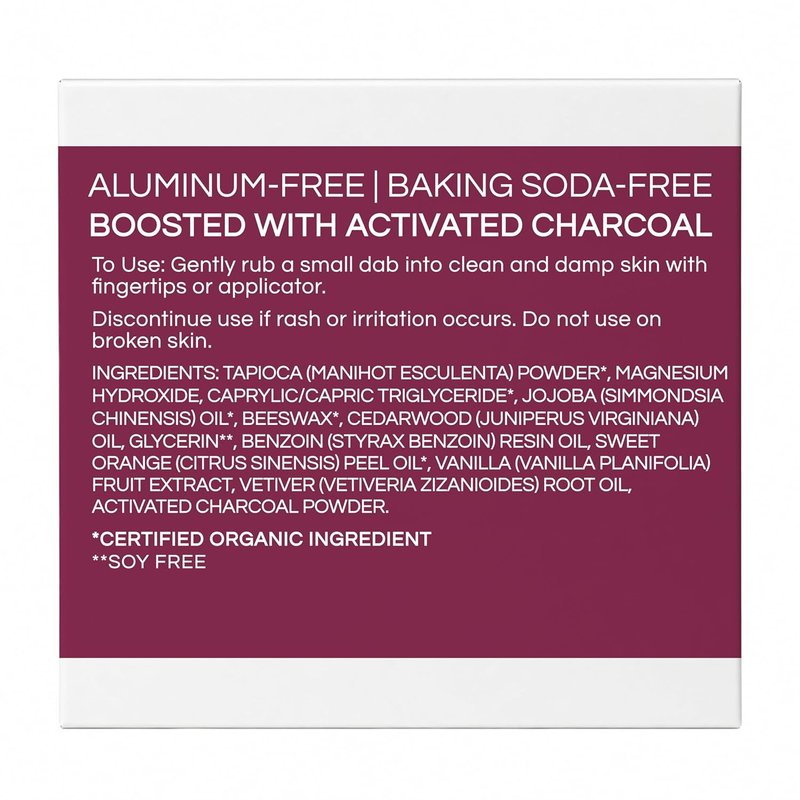 All Natural Deodorant Cream - Aluminum Free Cedar Vanilla | 2.4 Ounce Terracotta Red Jar