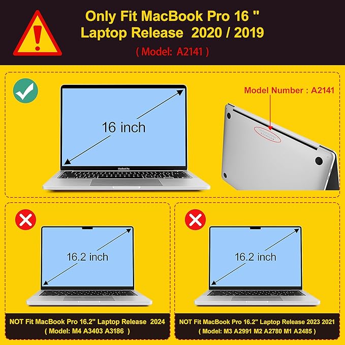 Mektron for MacBook Pro 16 inch Case A2141, 2020 2019 Pro 16-inch Touch Bar & Touch ID Starry Sky Matte Hard Shell Cover Keyboard Skin Screen Protector