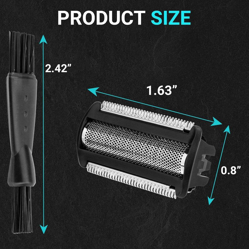 Philips Norelco Bodygroom Replacement Head - 4 Piece Foil & Blade Comb Set for Series 7000 & 5000