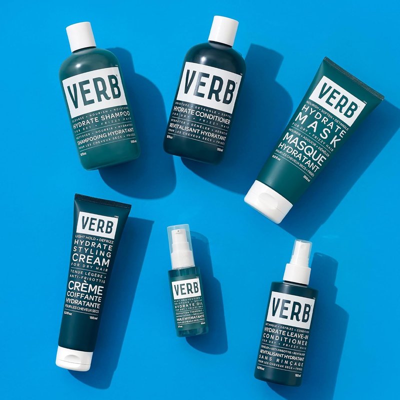 VERB Hydrate Conditioner - Nourishing Formula for Dry, Frizzy Hair - Smooths & Reduces Frizz | Amber & Warm Jasmine Scent