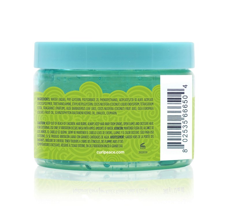 Curl Peace Just For Me Nourishing & Defining Slime Styler (3 Pack). Children’s weightless hair gel perfect for wash and go curl definition or texture setting. 12oz.