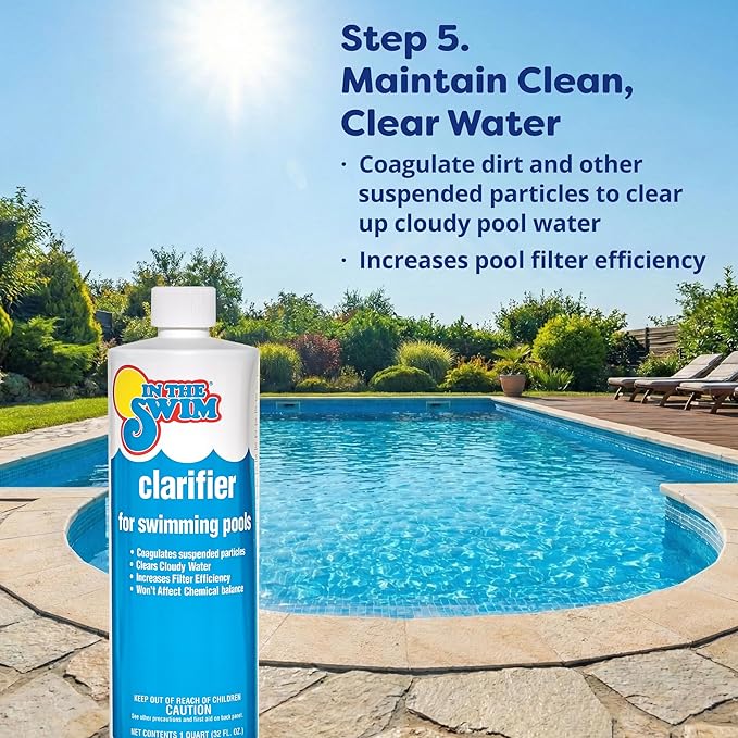 In The Swim Pool Basic Opening Chemical Start Up Kit and Spring Pill - Above Ground and In-Ground Swimming Pools - Up to 7,500